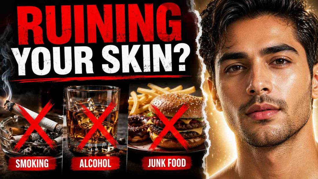 Lifestyle Habits That Ruin Skin Men